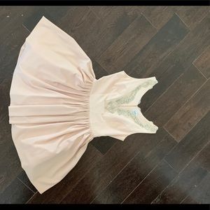 Light pink flowy poofy dress